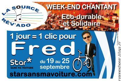 1 jour = 1 clic pour Fred > On compte sur vous !