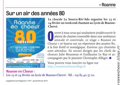 Supplément Loire Magazine